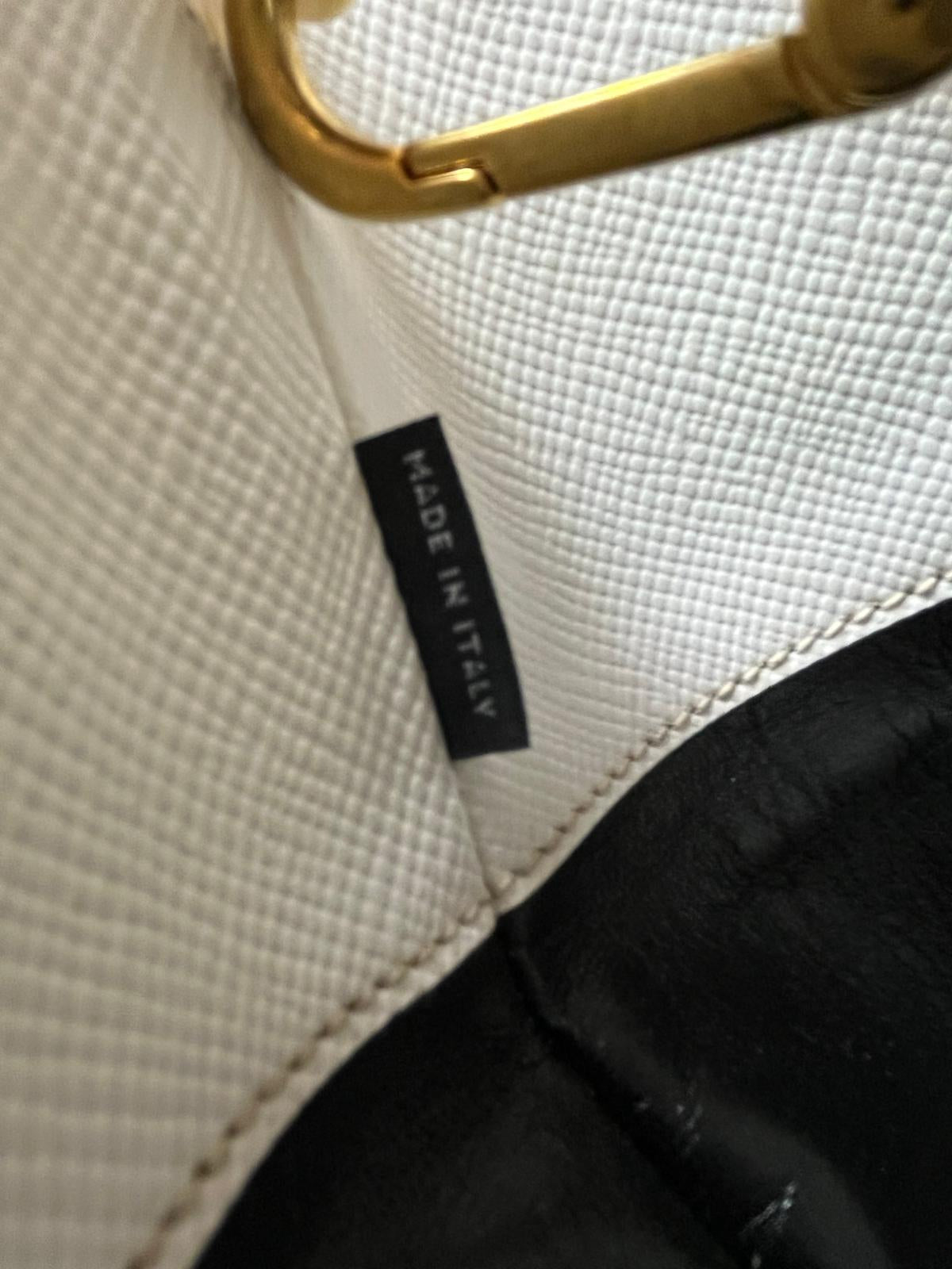 Prada Saffiano Cuir Front Pocket Convertible Tote