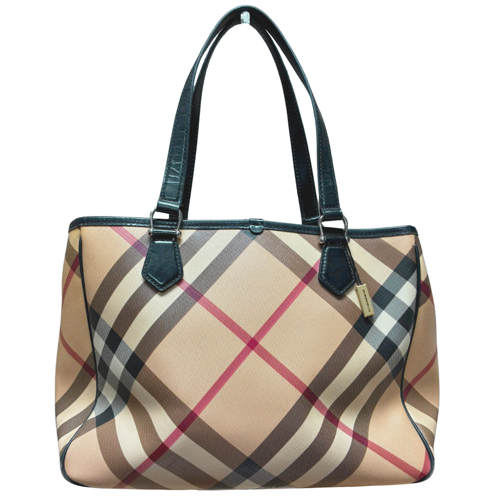 Burberry Nova Check Tote Bag