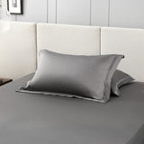 Hotelier Pretigio Grey Silver Embroidery Queen Size Bedsheet