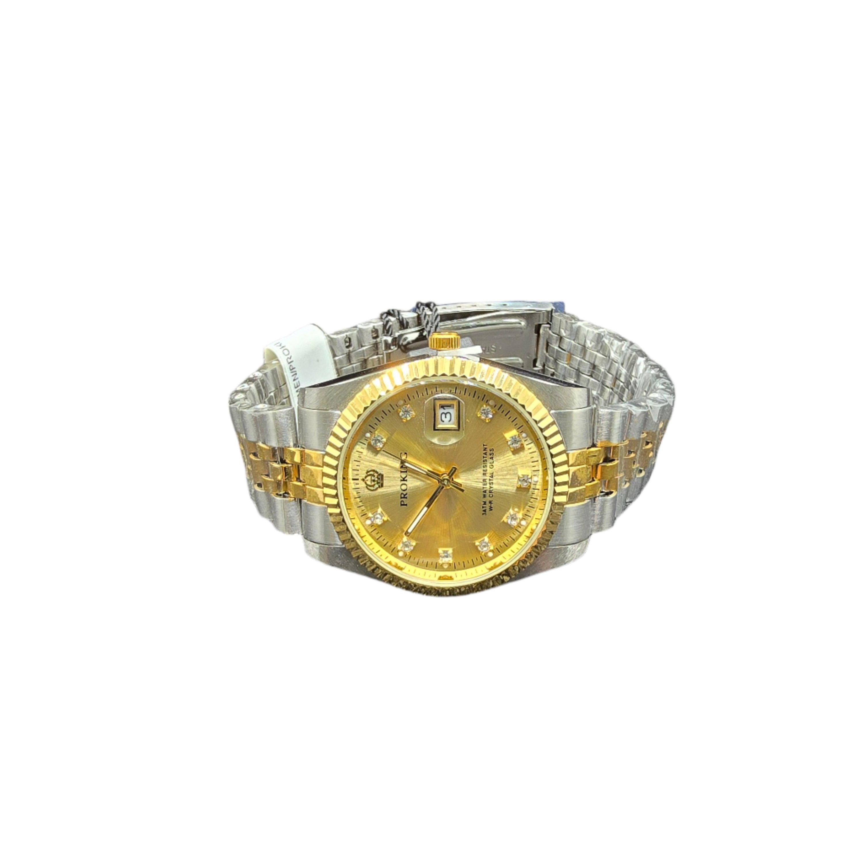 PROKING Men Watch Silver w/ Gold Main image