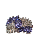 Diamond Lab Tanzanite Ring 9.7gr