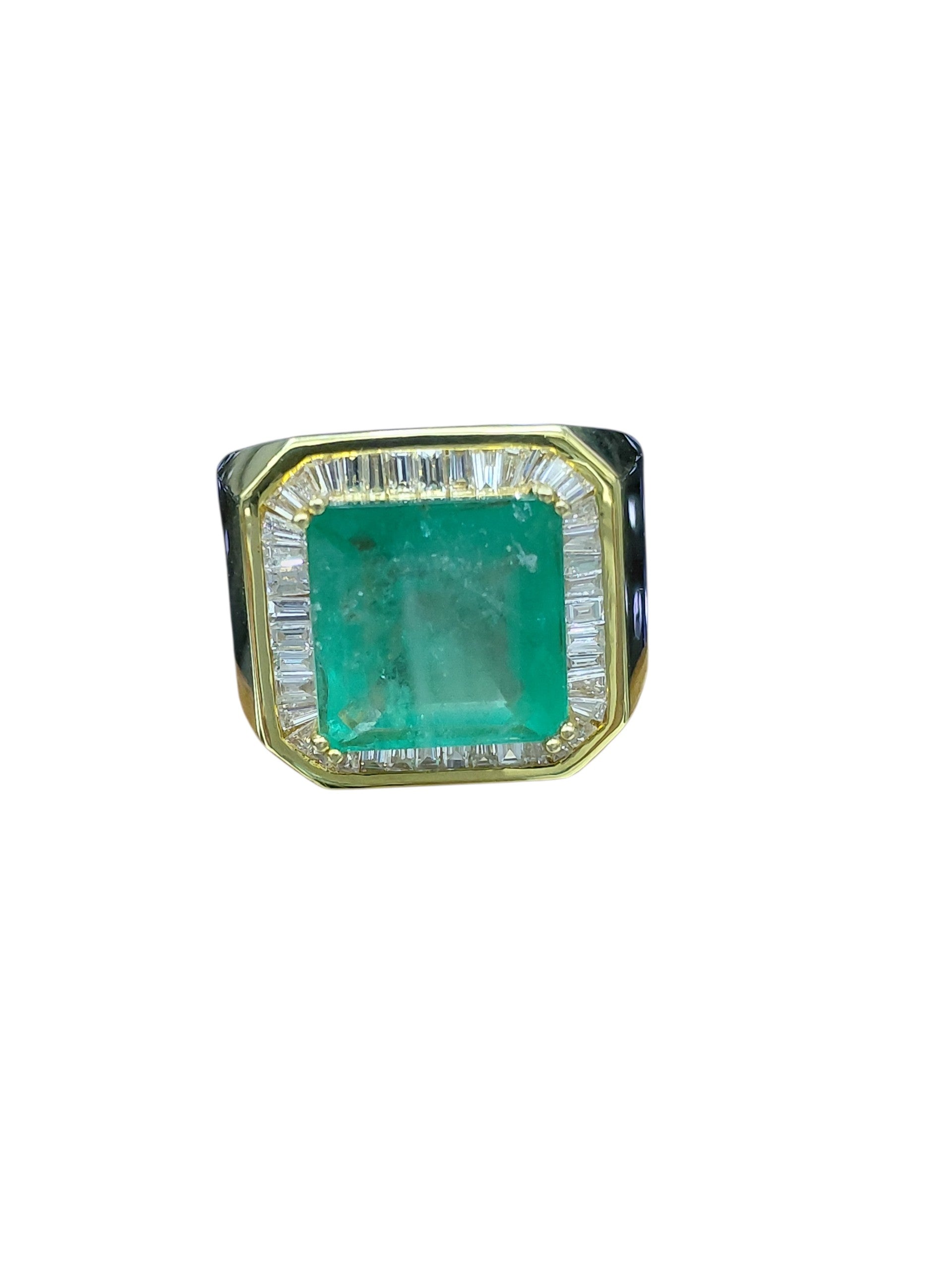 Emerald Diamond Ring Main image