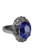 Tanzanite Diamond Ring