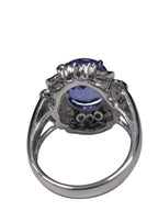 Tanzanite Diamond Ring