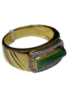 Jade Diamond Ring