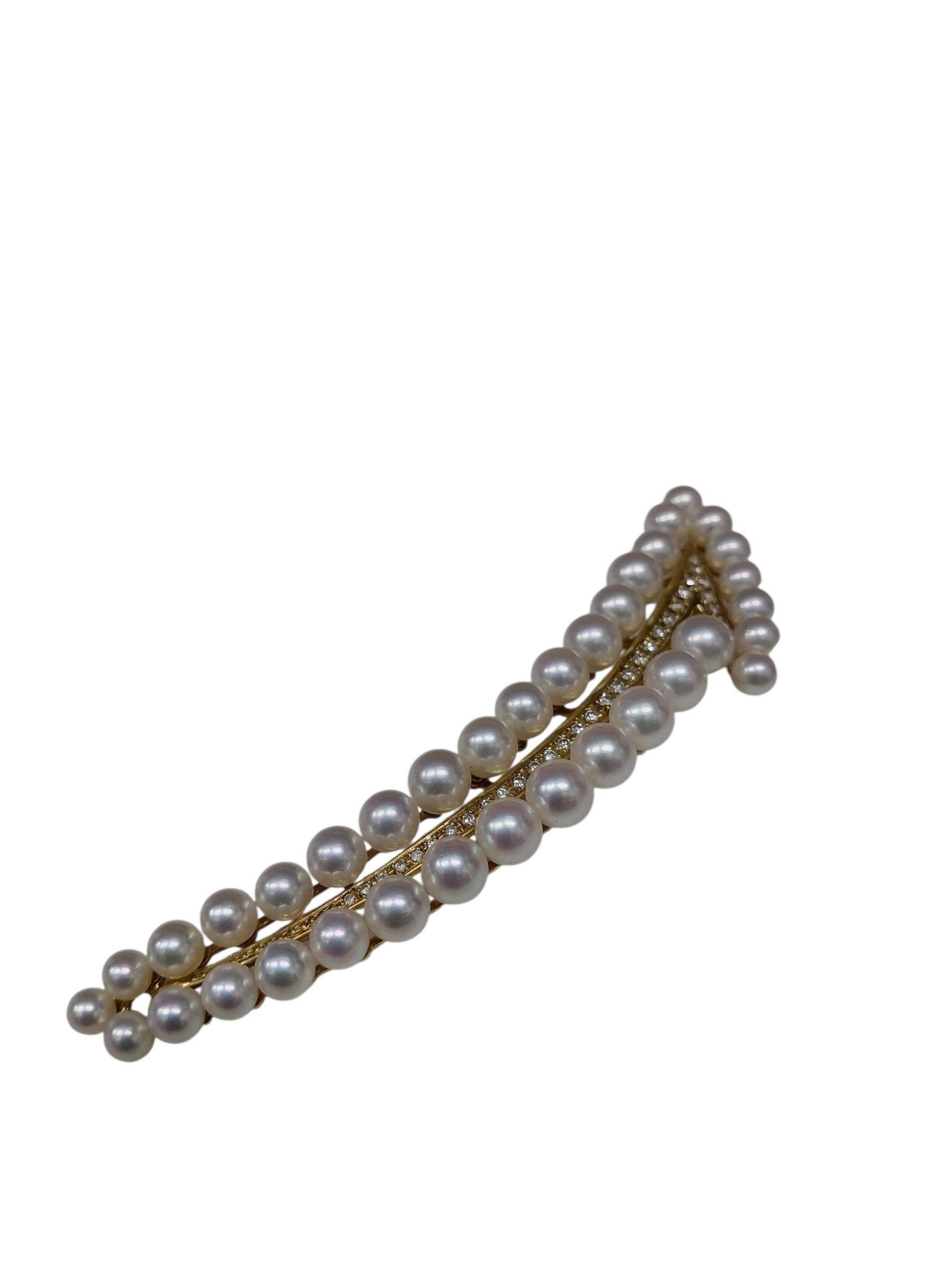 Akoya Pearl Brooch