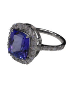 Tanzanite Diamond Ring