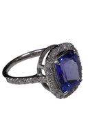 Tanzanite Diamond Ring