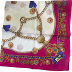 Celine Handkerchief Baroque Inspired Chains Tassels And Ribbons