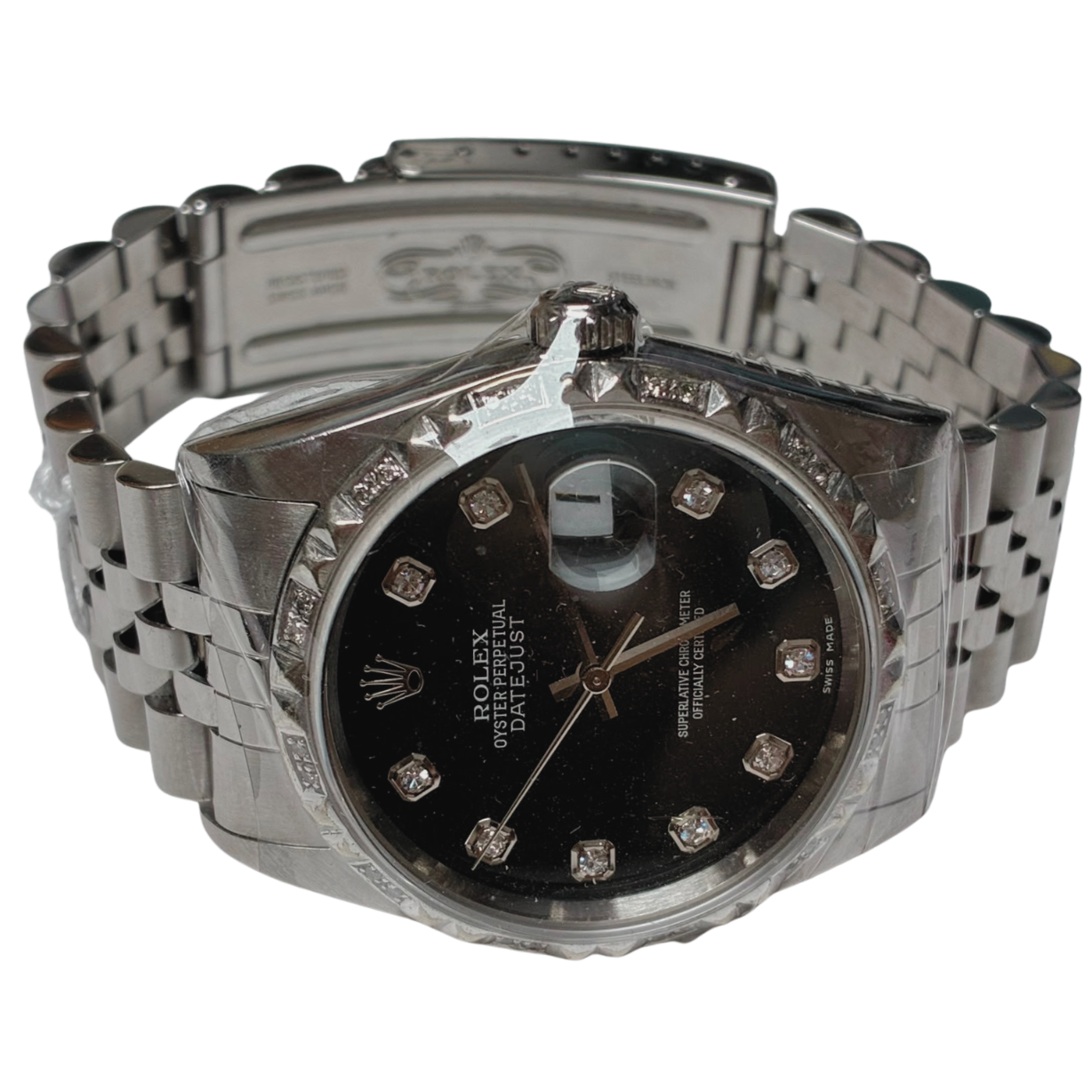 Rolex 16234 Datejust 36mm Custom Diamond Bezel
