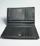 Tory Burch Georgia Slim Medium Wallet Black Leather