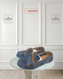 Clarks Low-cut Sneakers Blue Combi Camo Suede size 40