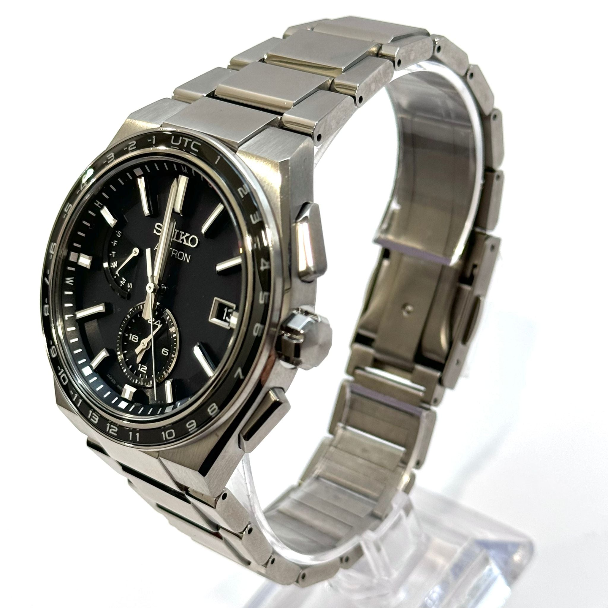 Seiko Astron SBX039 Titanium, 43mm Solar Radio Watch (JDM)