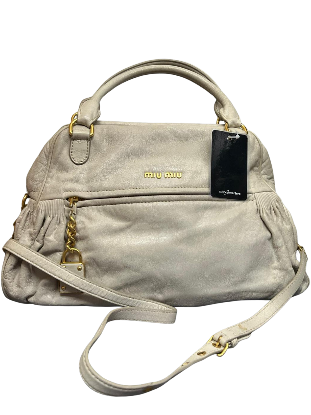 Miu Miu Matelasse Leather Charm Bag Main image