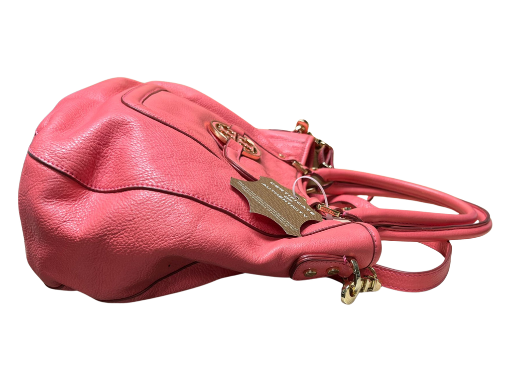 Tory Burch Tote Bag Peach Leather 2 way