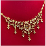 20K Yellow Gold Peranakan Intan Necklace