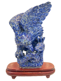 Natural Tanzanite Carving Display