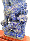 Natural Tanzanite Carving Display