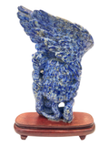 Natural Tanzanite Carving Display
