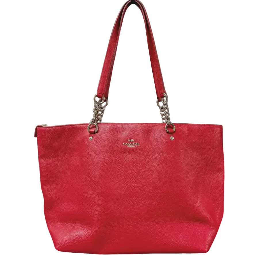 Coach Sophia Tote Bag Red