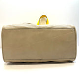 Marc Jacobs Yellow & Beige Tote Bag