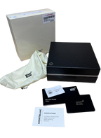 Montblanc Black Westside Leather Belt 35mm MB114435