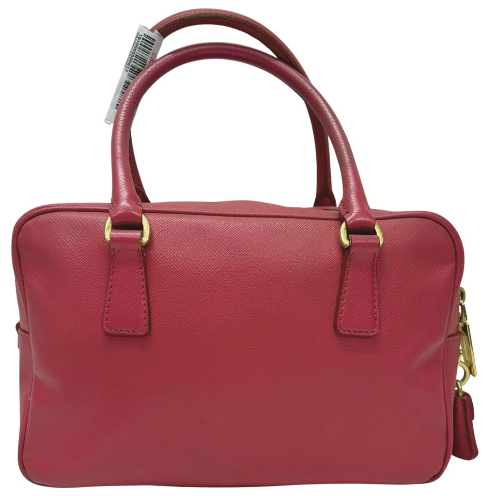 Prada Saffiano Lux Mini Bowler Bag