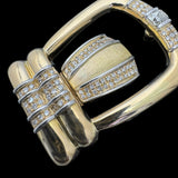 750 Yellow Gold Diamond Buckle