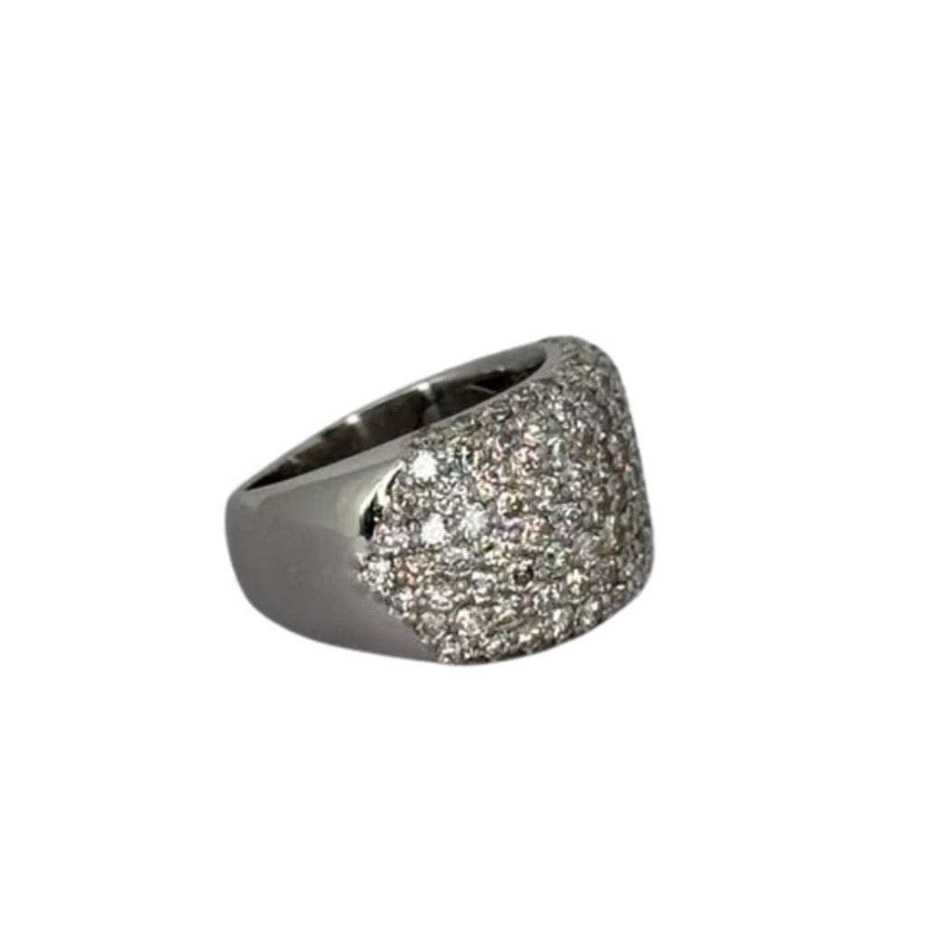 PT900 Diamond=3cts Lady Ring With Cert