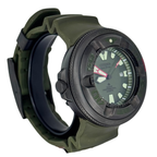 Citizen BJ8057-09X Promaster Diver Ecozilla Eco-Drive Green Dial Green Polyurethane Watch, 48mm