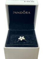 Pandora Darling Daisy White Enamel Flower Ring