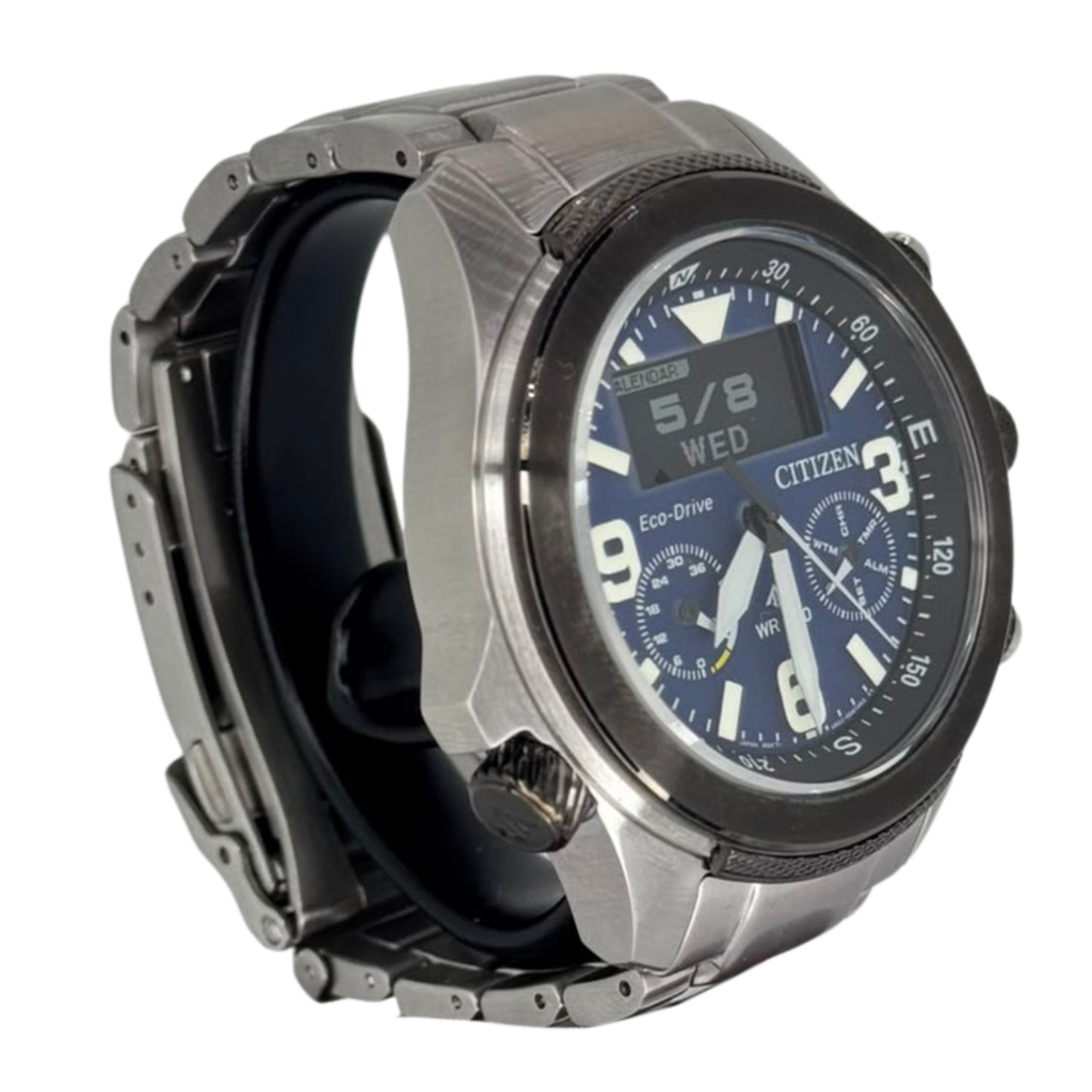 Citizen Promaster Land JV1006-51L Eco-Drive World Time Chronograph Watch, 44mm