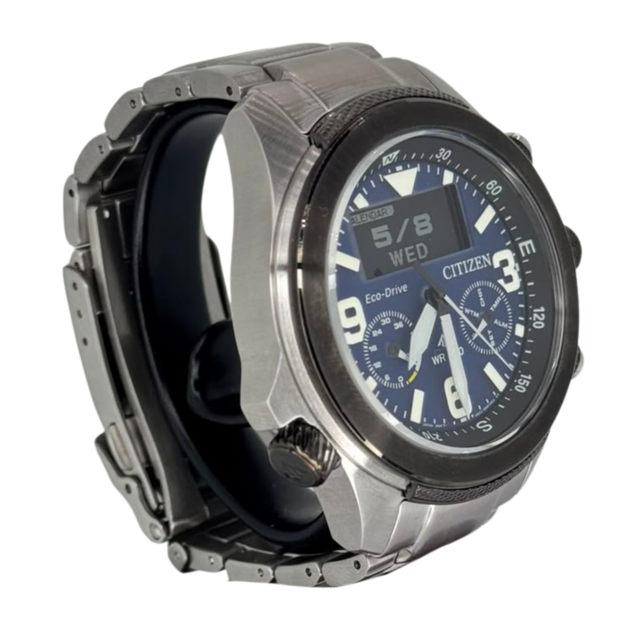 Citizen Promaster Land JV1006-51L Eco-Drive World Time Chronograph Watch, 44mm