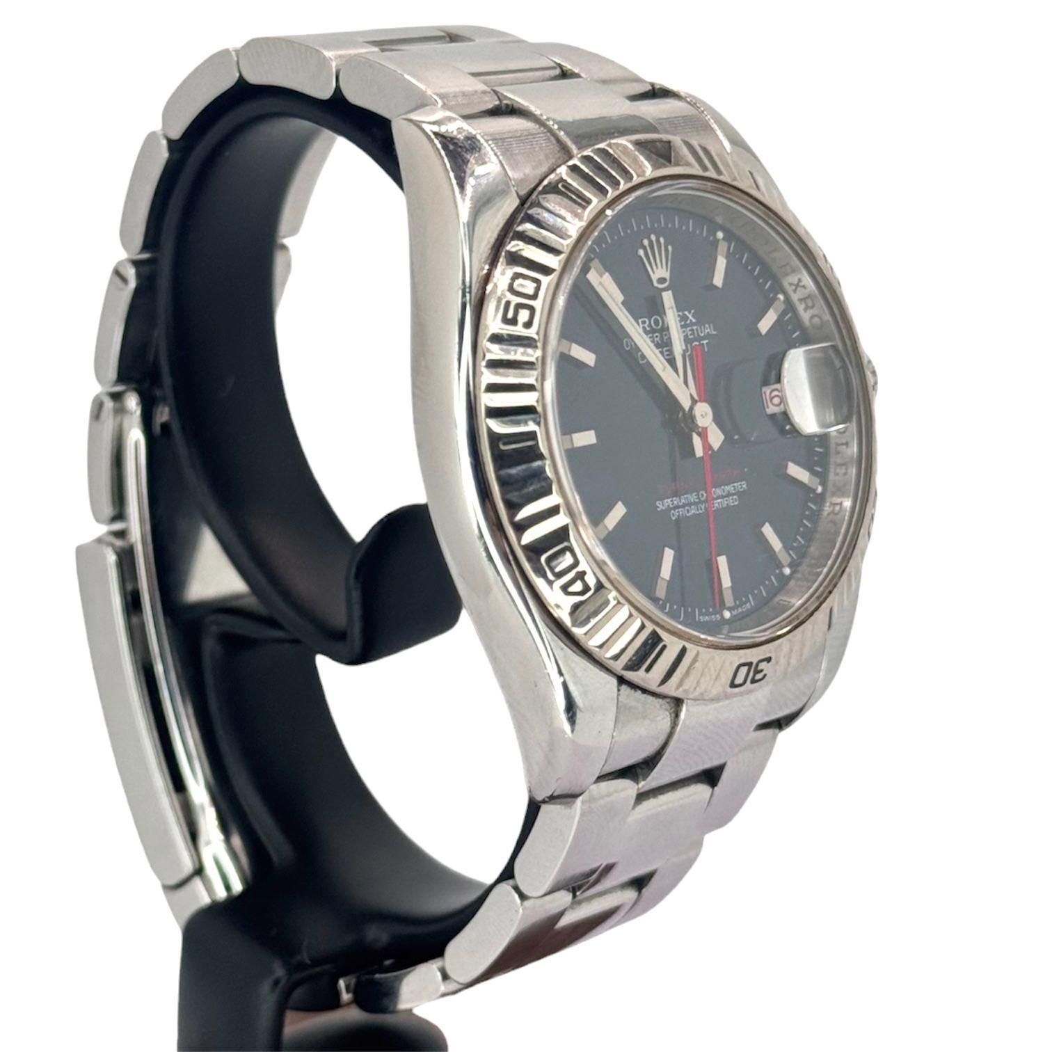 Rolex 116264 Datejust Turn-O-Graph Automatic Watch, 36mm
