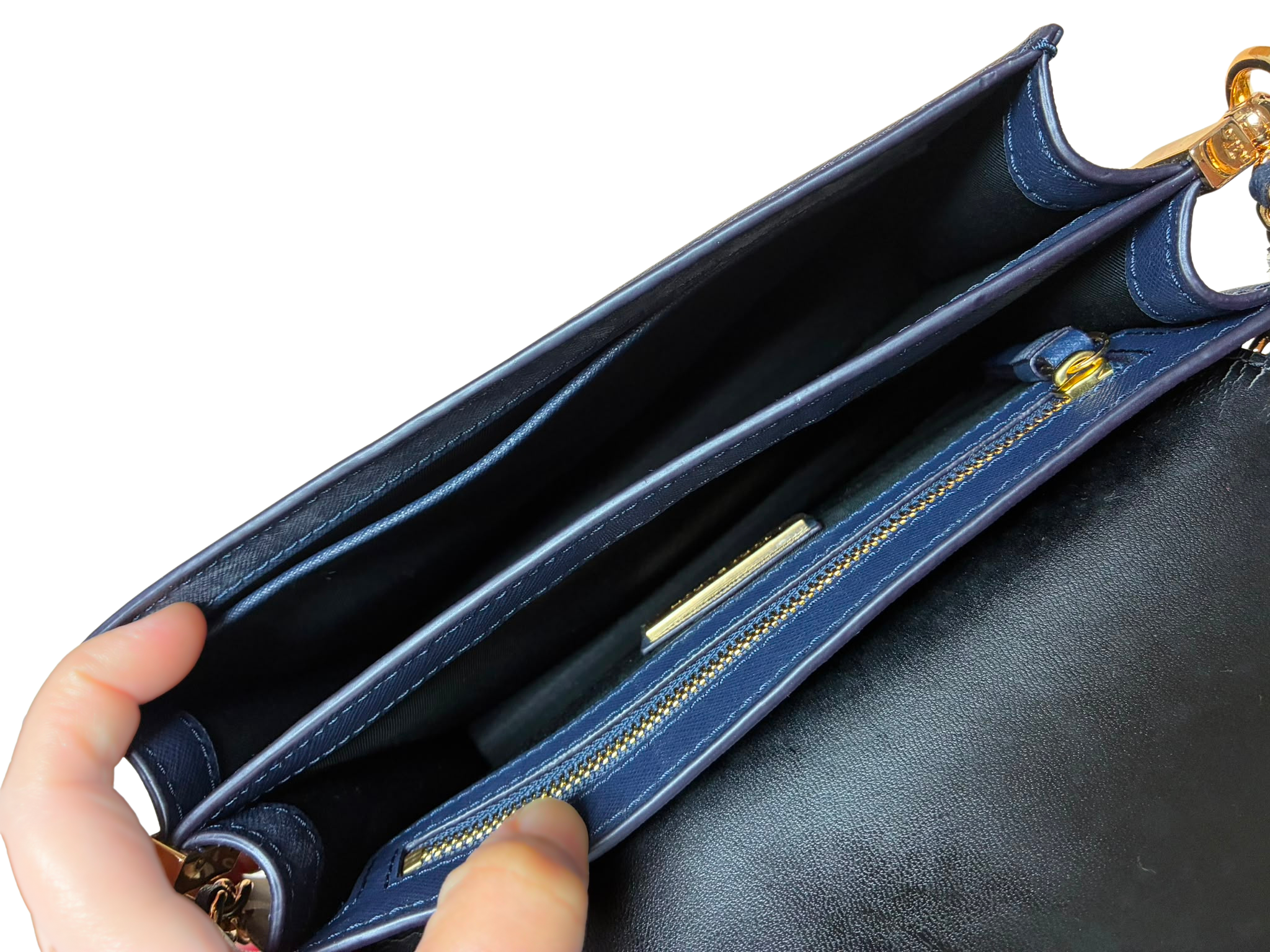 Tory Burch Emerson Convertible Shoulder Bag Tory Navy