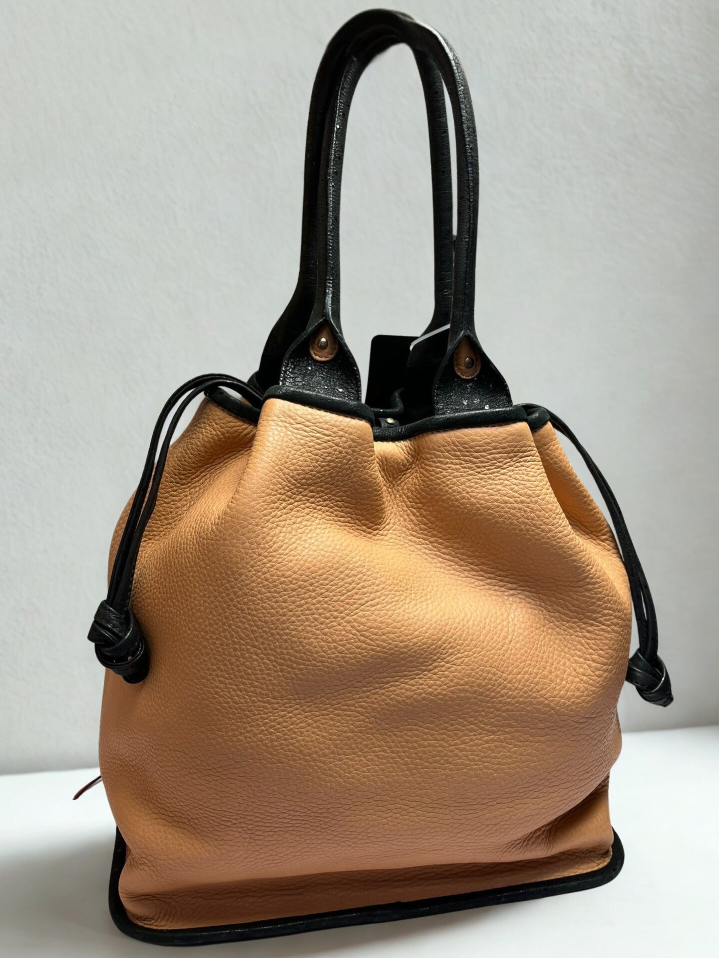 See by Chloe Pebbled Leather Bucket Drawstring Handbag Secondary image