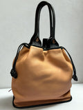 See by Chloe Pebbled Leather Bucket Drawstring Handbag