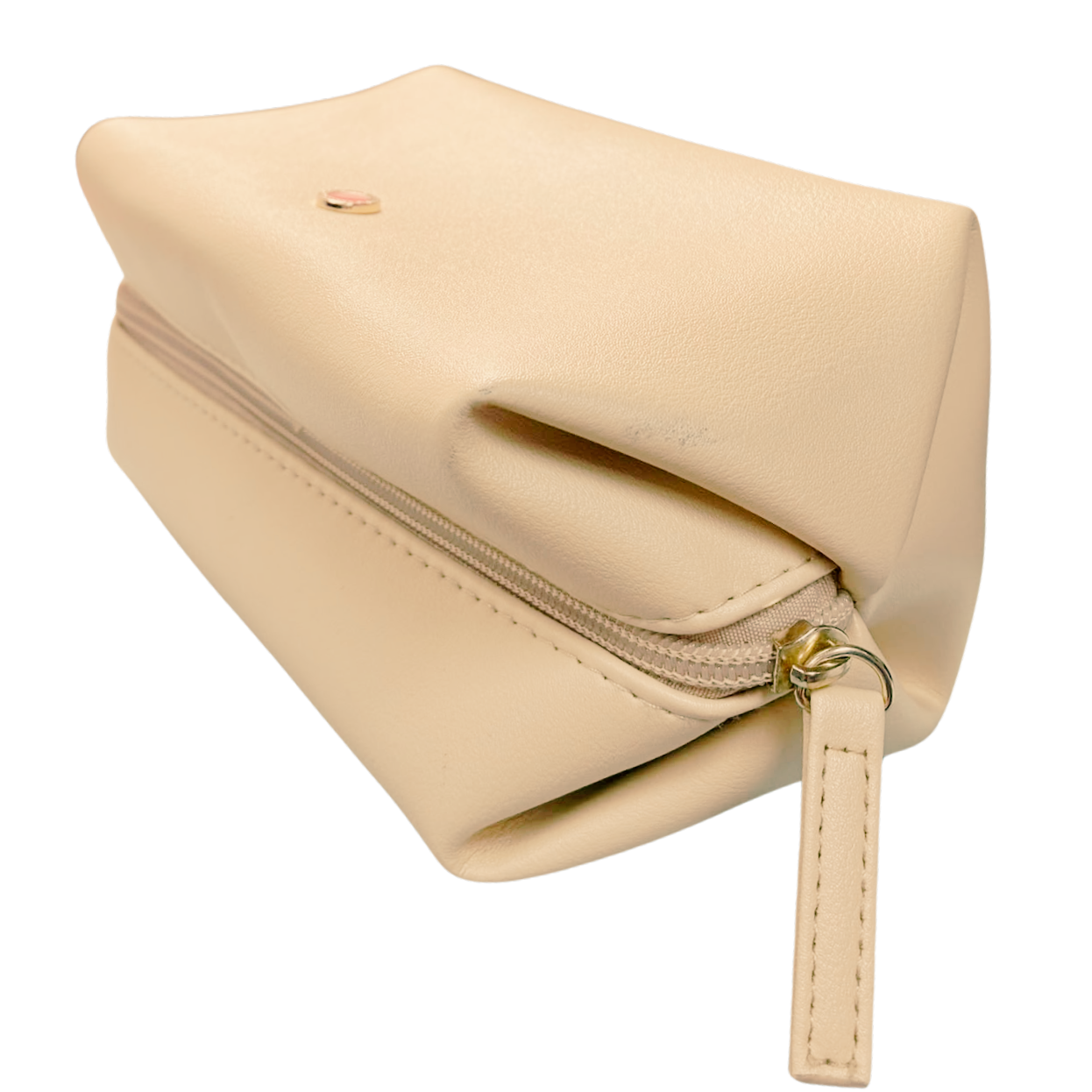 Bvlgari Emirates Pouch Beige Faux Leather
