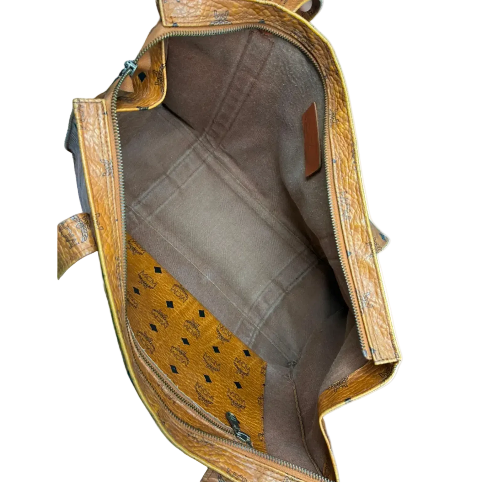 MCM Visetos Monogram Heritage Tote Bag
