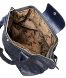 Longchamp Le Pliage Cuir Leather Top Handle Bag