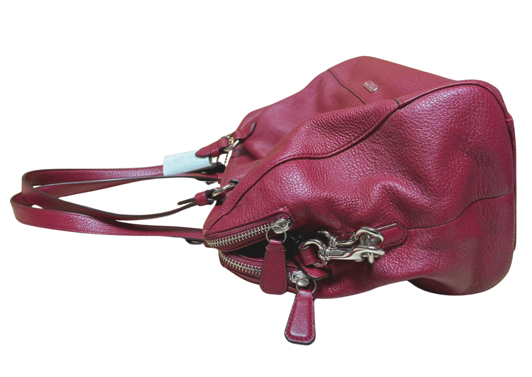 Coach Park Leather Katheryn Triple Zip Satchel