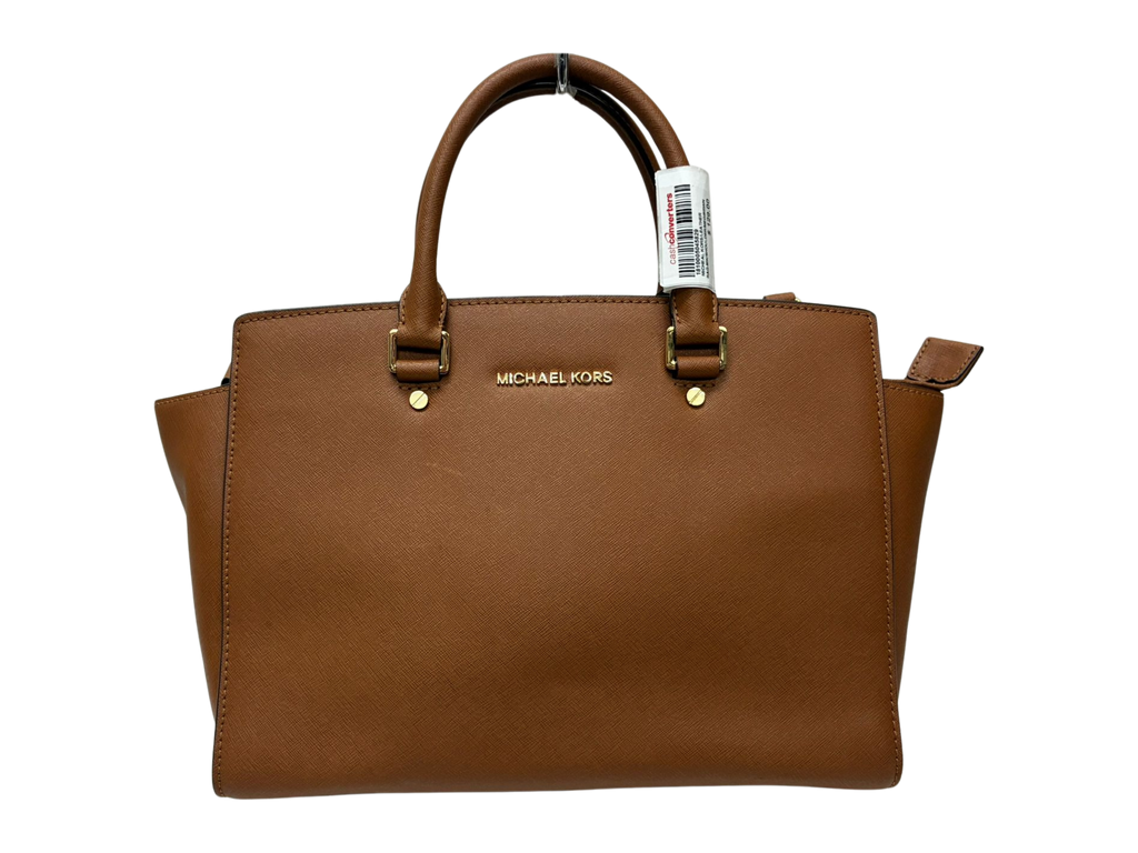 Michael Kors Selma Saffiano Leather Satchel Bag