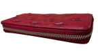 Vivienne Westwood Red Embossed Orb Long Wallet