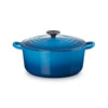Le Creuset Cast Iron 20cm Round Casserole Marseille Blue