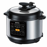 Sona Pressure Cooker SPC 2506 6 Litres SilverBlack