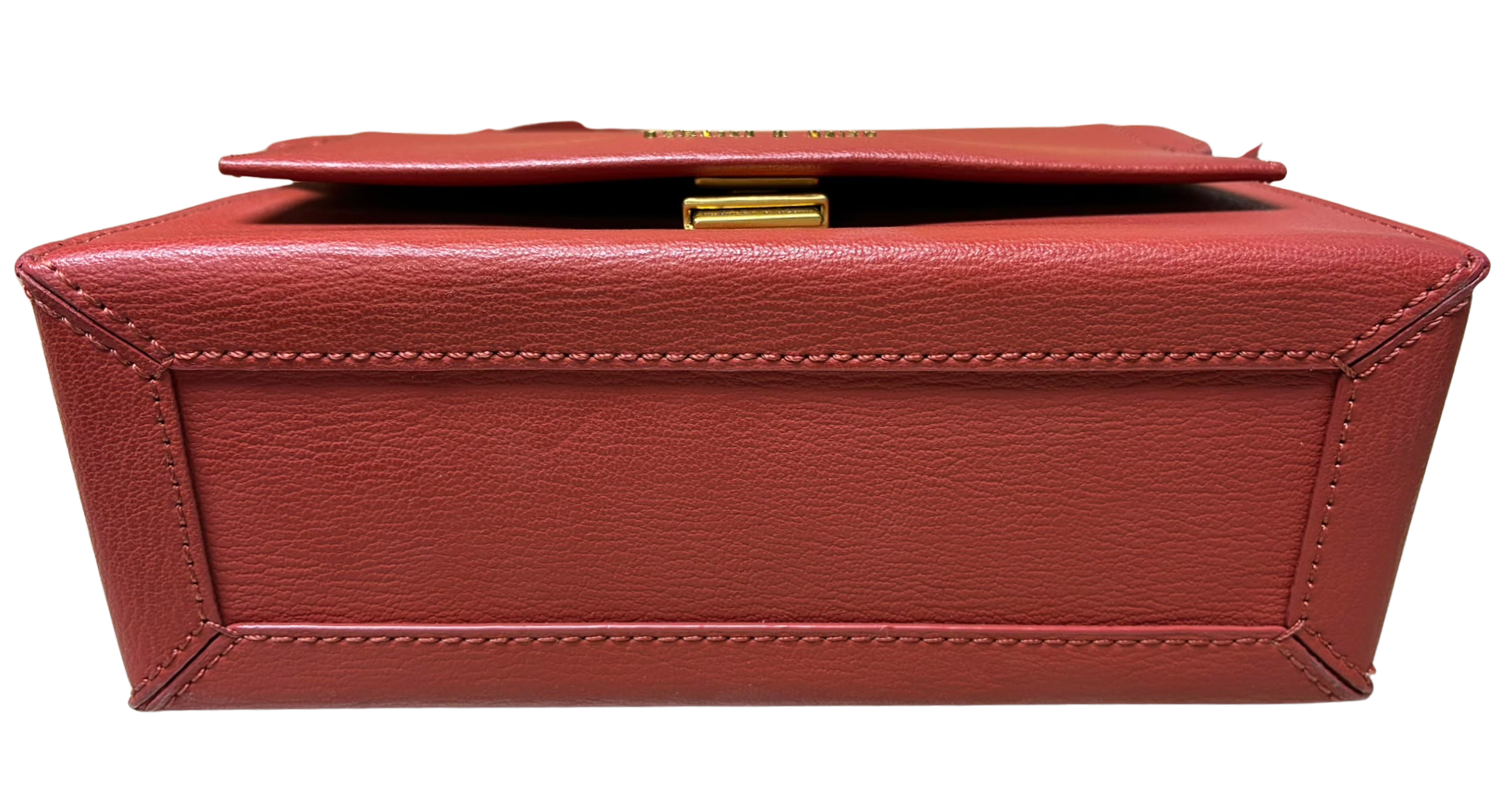 Charles And Keith CK2807011502 Front Flap Chain Handle Crossbody Bag Brick