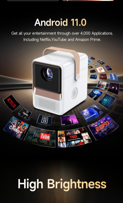 Projector With Strap