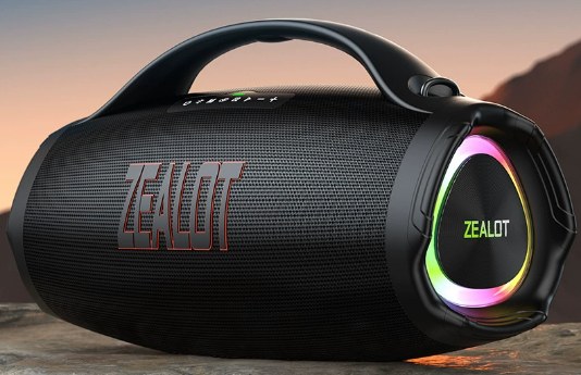Bluetooth Boombox -Black/Zealot