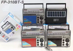Bluetooth Radio With Speaker -Analog/Silver
