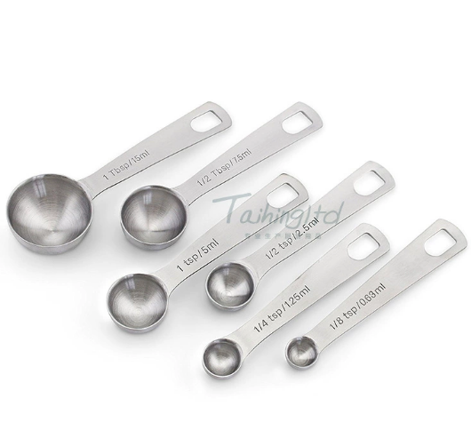 Measuring Spoon-6 Pcs/Metal Main image